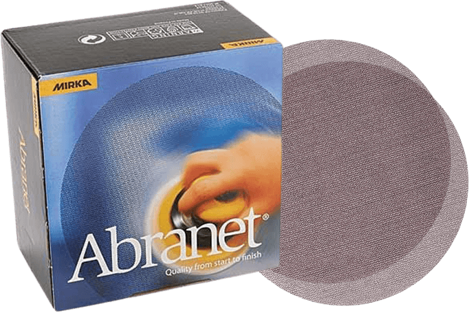 Box of Abranet mesh grip discs