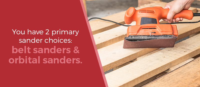 Best belt deals sander for deck